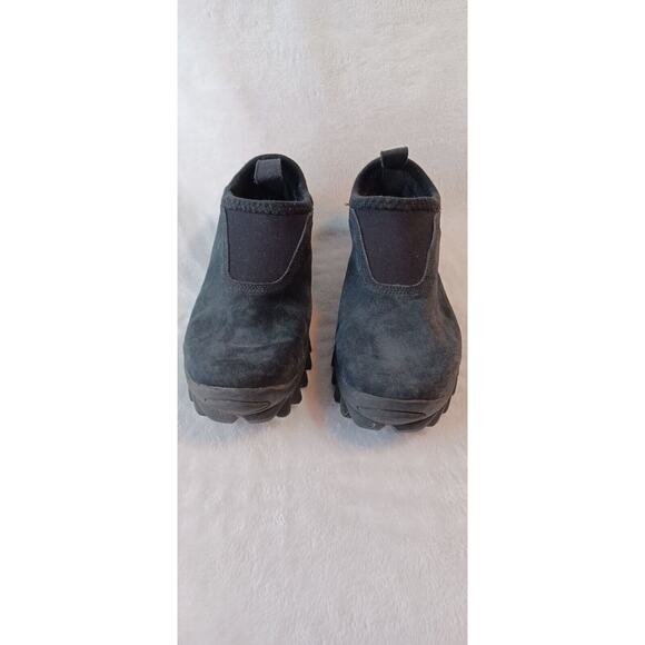 Mens Salomon Shoes Contagrip CX Slip-On Winter Black Suede Sz 7 EU 38 2/3 VTG - Picture 4 of 8